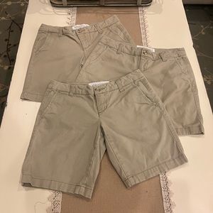 BUNDLE 3 Pairs Aeropostale Bermuda Twill Shorts